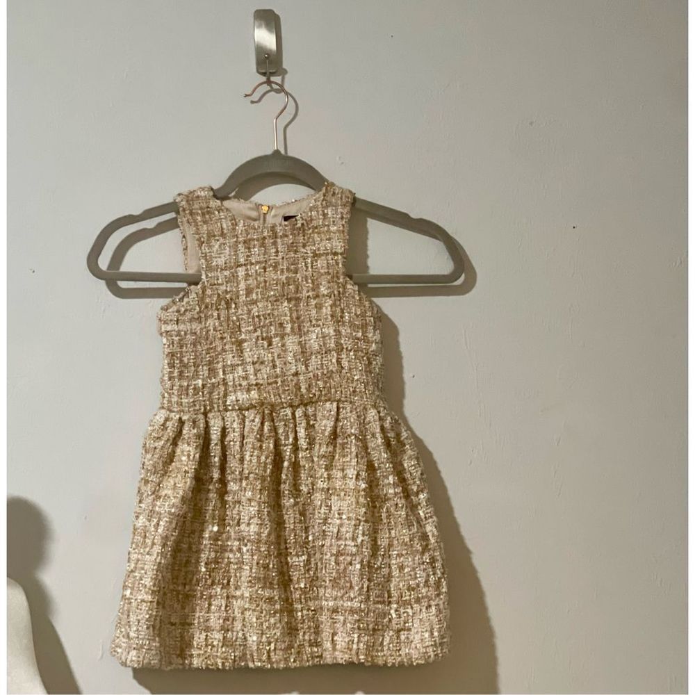 Bardot Kids Formal Dress in Beige Tweed